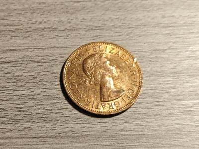 小小杂货铺第四期 - 1967年，英国一便士铜币