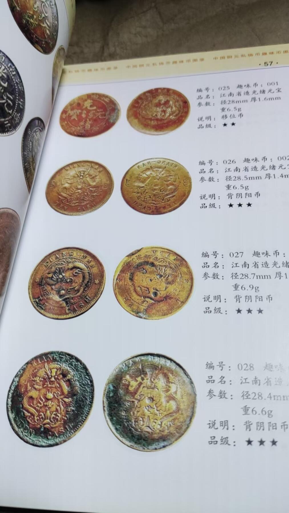 中国铜元私铸币趣味币图录（9品左右）