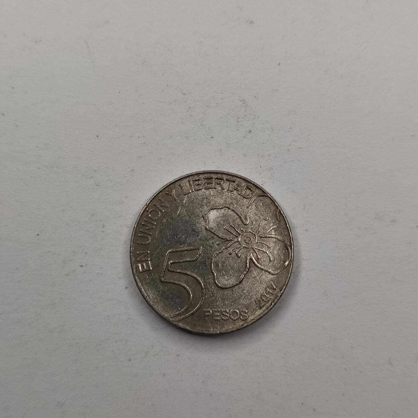 旧币第四场 阿根廷五比索纪念币