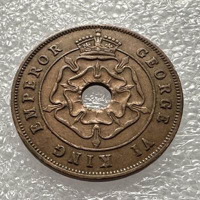 🌹外币初藏🌹🐯第102场 征集拍品 极速上拍 - 南罗得西亚1942年一便士