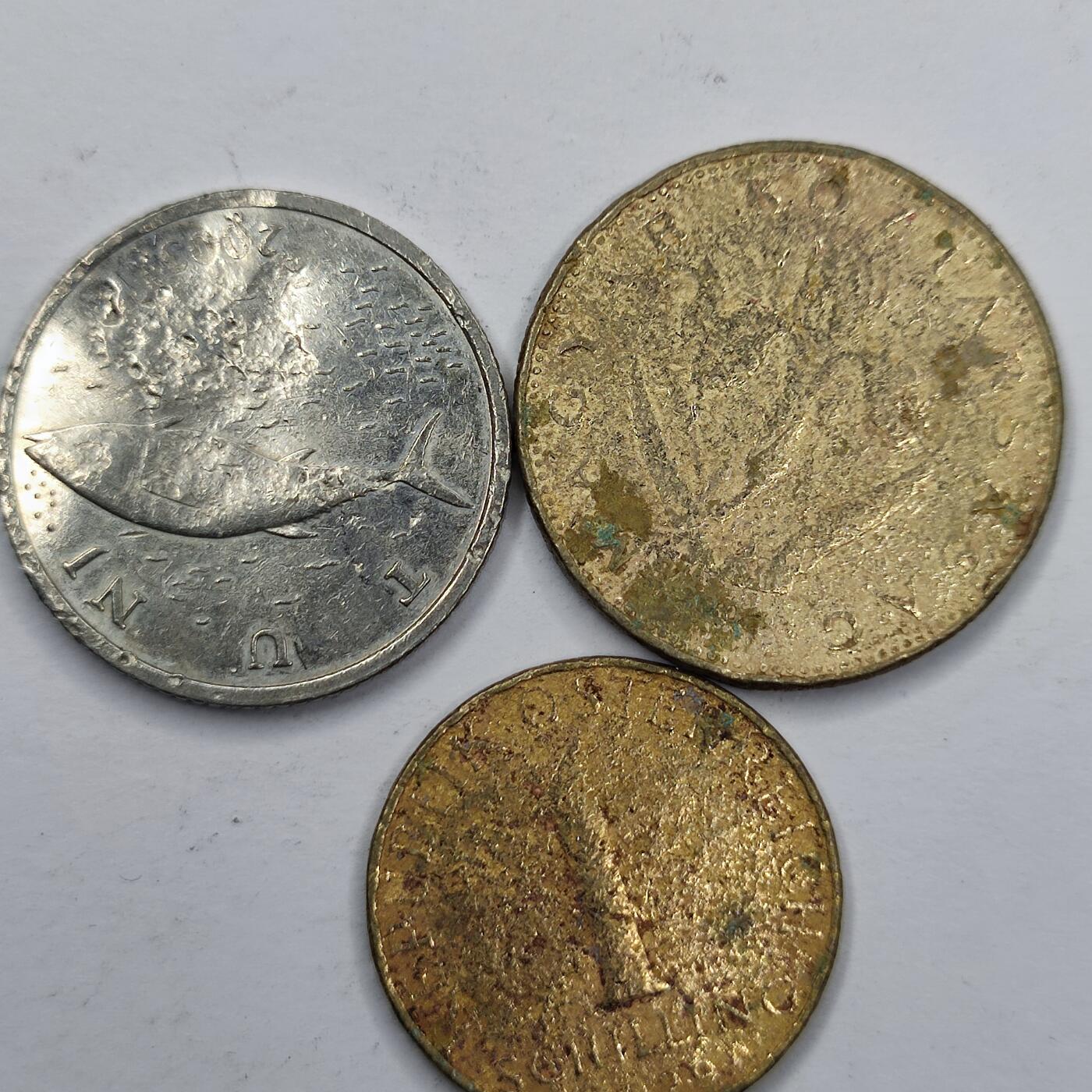 旧币第四场 外国硬币3枚弱品