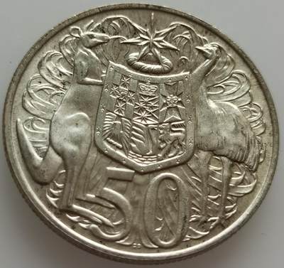  外国散币银币场20241120（中拍皆有赠品），晚上九点倒数截拍，每周保底两拍，满百包邮，可寄存半年，喜欢朋友微信扫描二维码可直接参拍 - 澳大利亚1966年50分银币