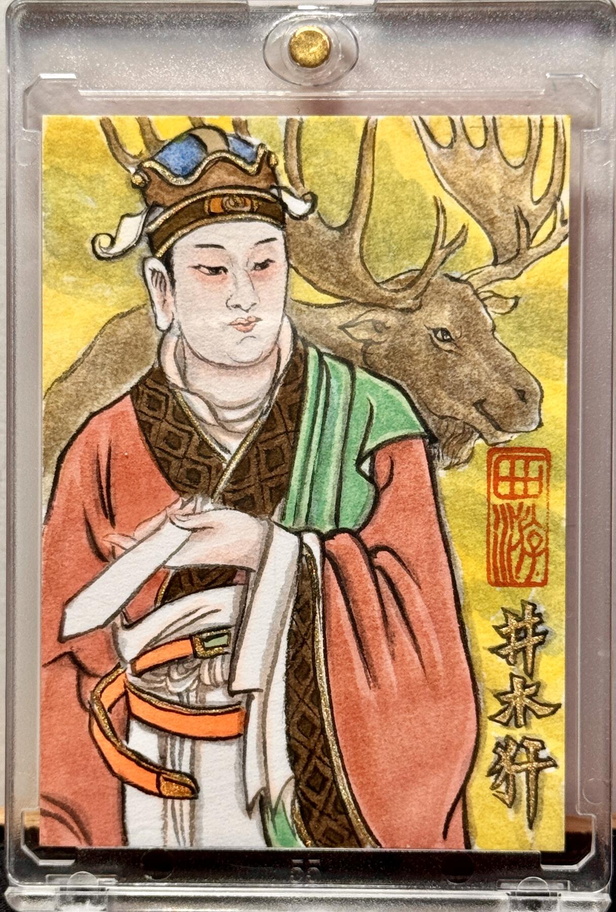 白泽拍卖卡牌手绘专场第9期（檐飞数片雪，瓶插一枝梅）