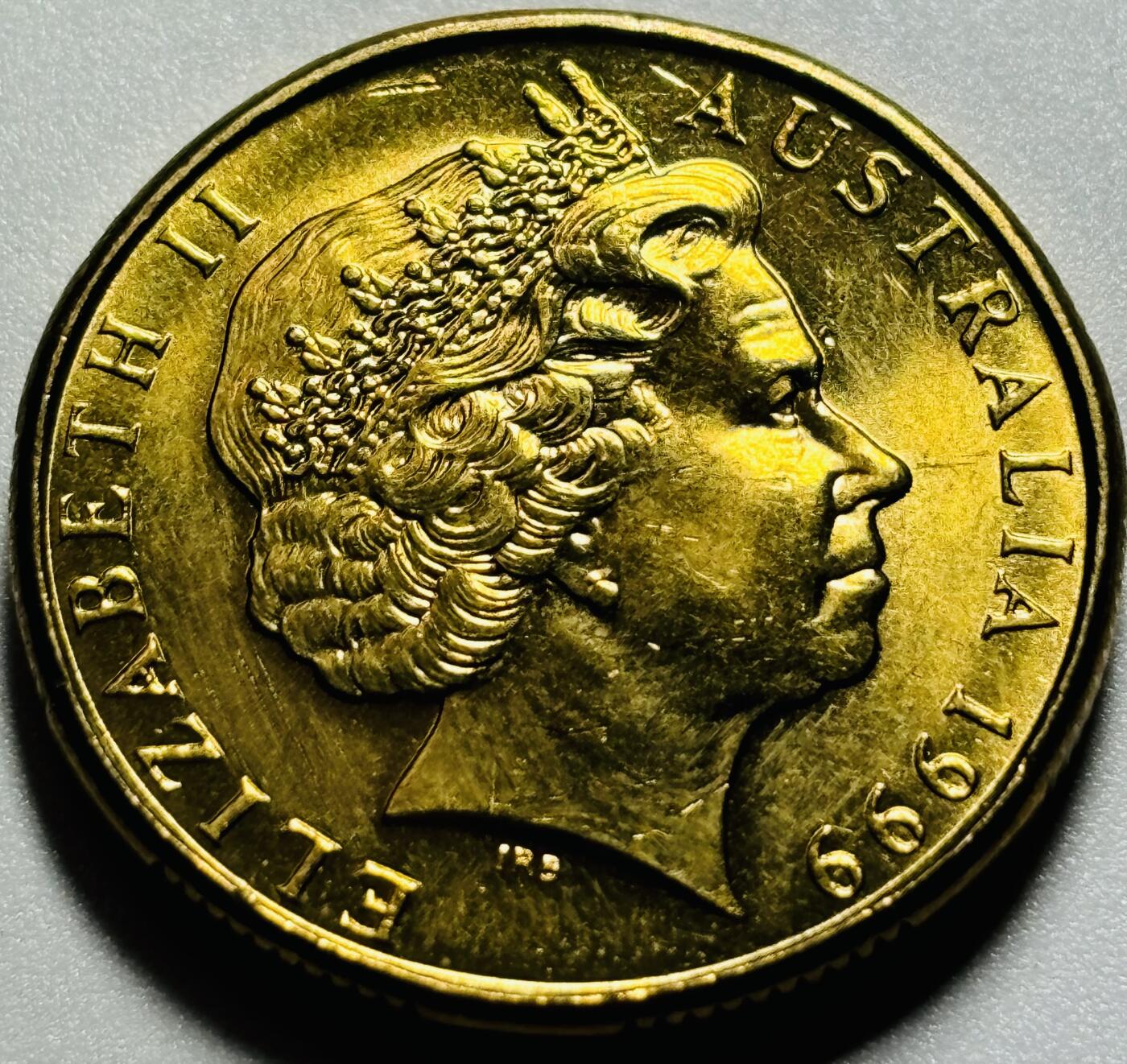 文馨钱币收藏第187 场 1999 年英属澳大利亚一元纪念币，老年人纪念日