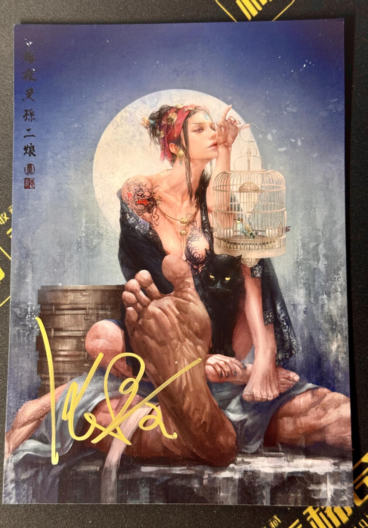 白泽拍卖卡牌手绘专场第9期（檐飞数片雪，瓶插一枝梅）
