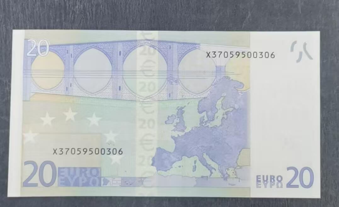 欧盟Euro 2002版 20欧元 纸币 三签 全程无4 全新UNC