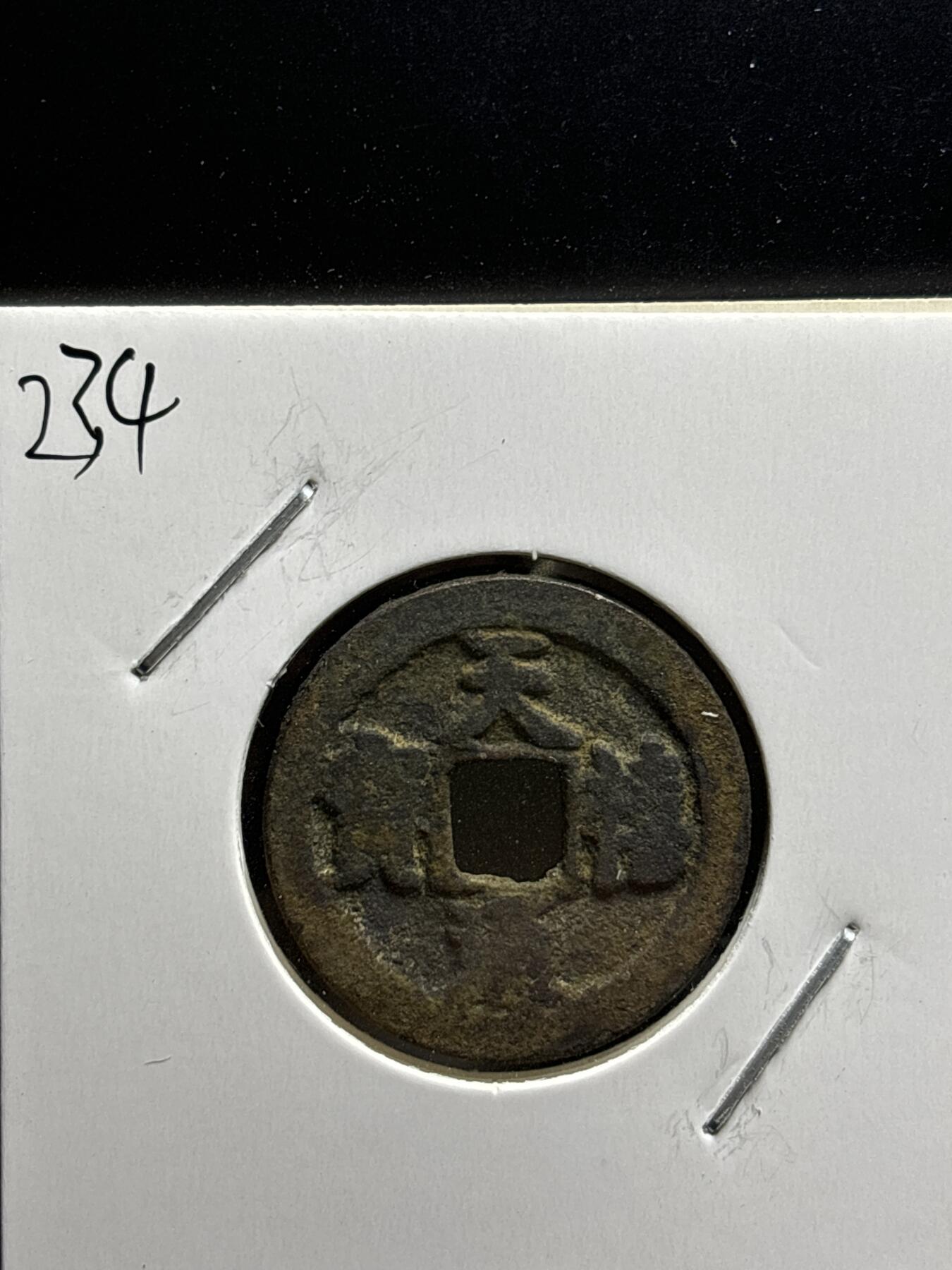 文馨钱币收藏第187 场 天禧通宝水表金