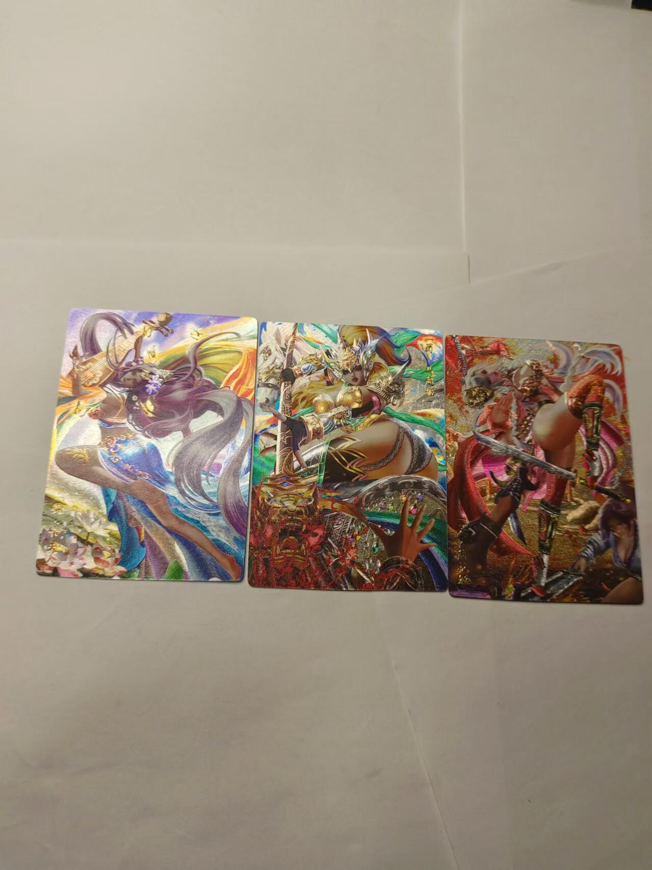 龍虎卡牌ᴿ XIII（万物皆可） 半粗3张  魂姬三国炫光典藏卡-卞夫人&马超姬&陆抗姬