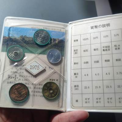 PCAI钱币22-75钱币证章票证小专场 日本硬币一套