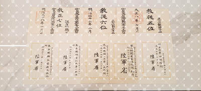  鹈之泽吉人 任命书位记等【陆军军医中佐，履历未知】 -  鹈之泽吉人 任命书位记等【陆军军医中佐，履历未知】