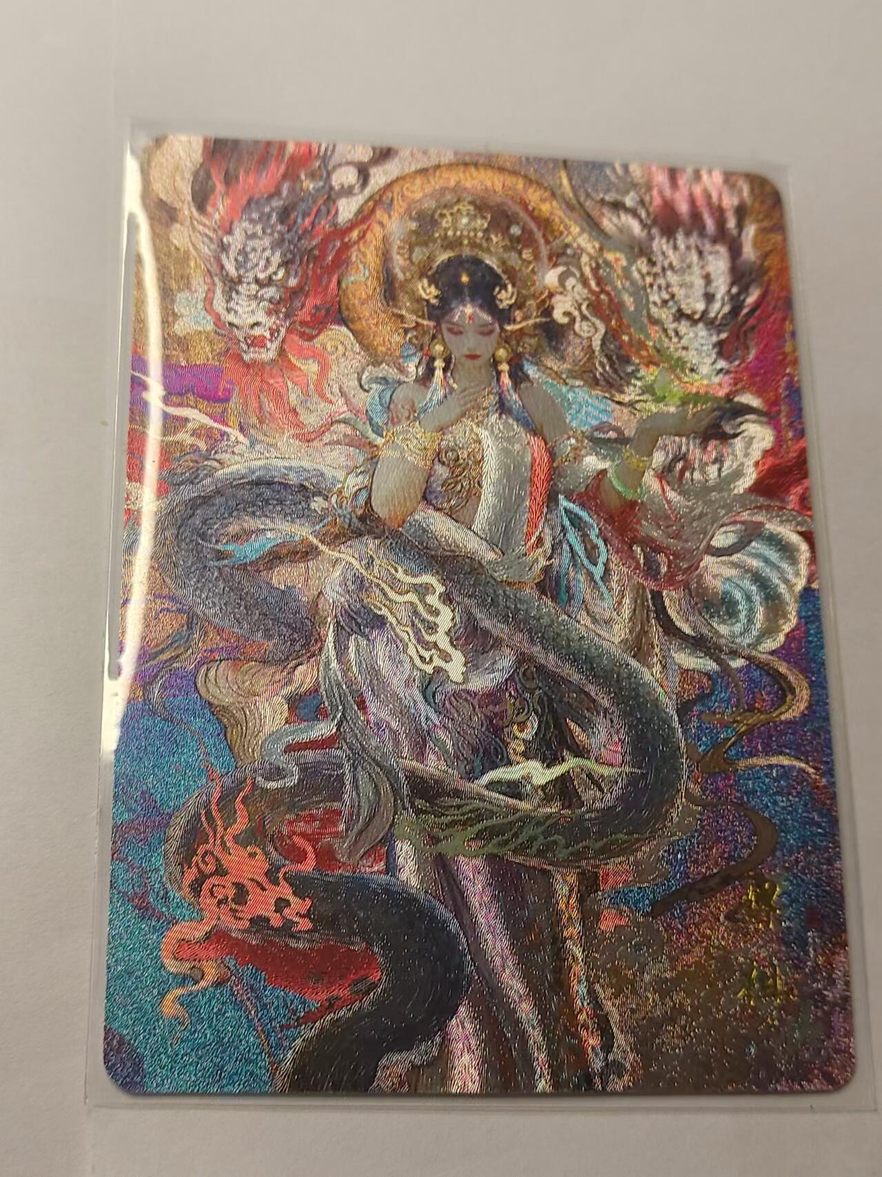 龍虎卡牌ᴿ XIII（万物皆可） 粗闪卡 苍之飞鸿山海经-嫘祖