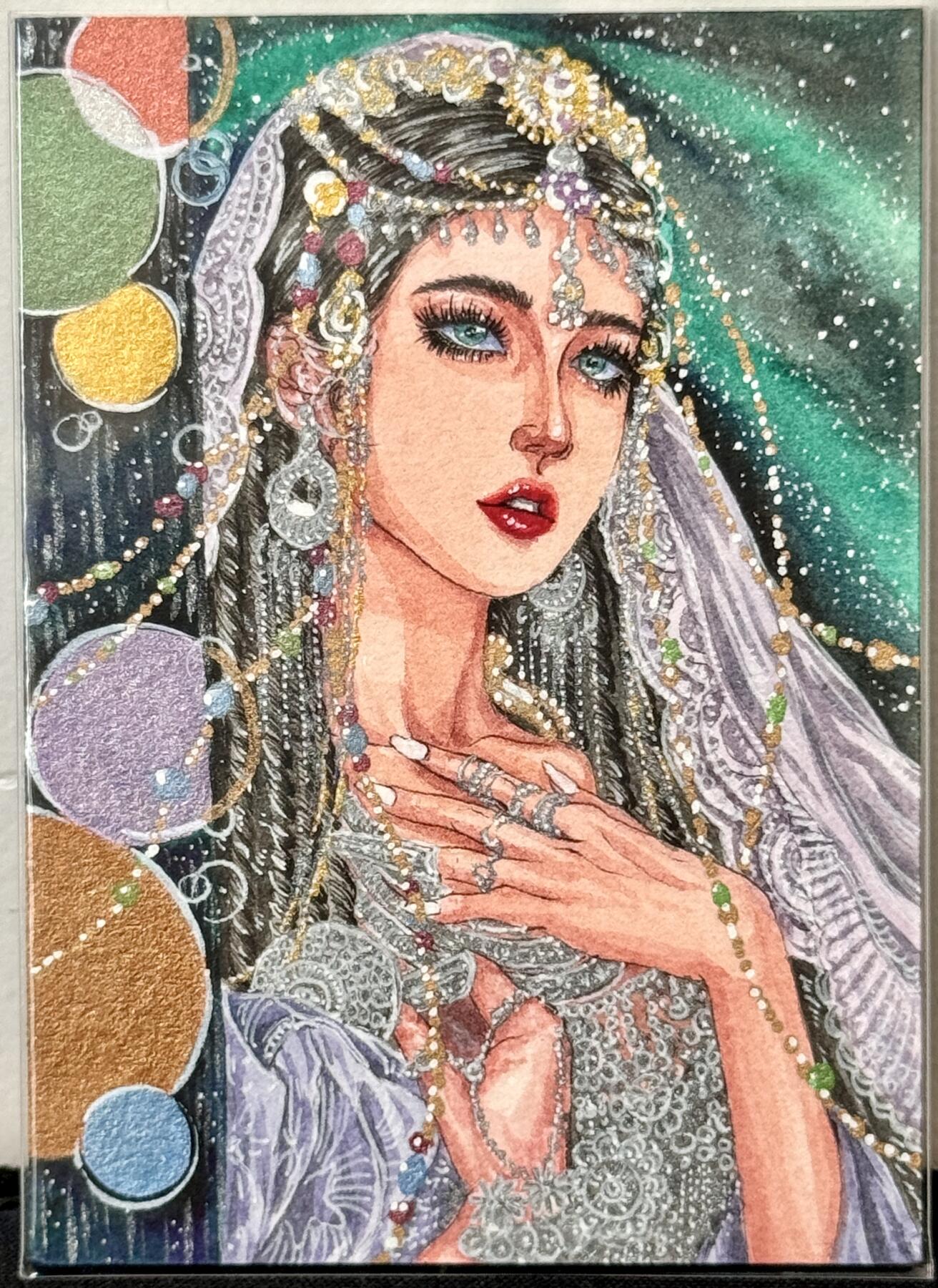 白泽拍卖卡牌手绘专场第9期（檐飞数片雪，瓶插一枝梅）