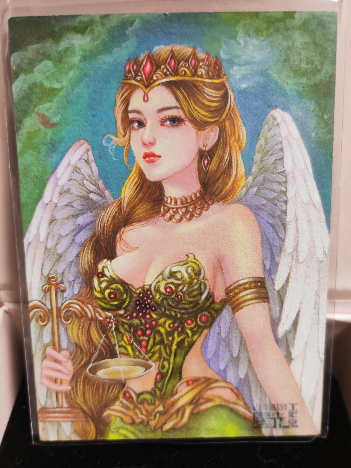 阳大大卡牌超级大甩拍第27期（固定周五晚上八点截拍，持续收拍品，进群福利早知道） 手绘卡 天秤座 作者萤