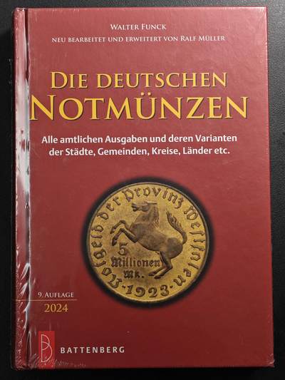 【德藏】世界币章拍卖第107期(全场顺丰包邮) - 现货 全新塑封 2024年最新版 德紧芬克目录 硬壳精装 距上一个版本的芬克目录已经过去十多年时间