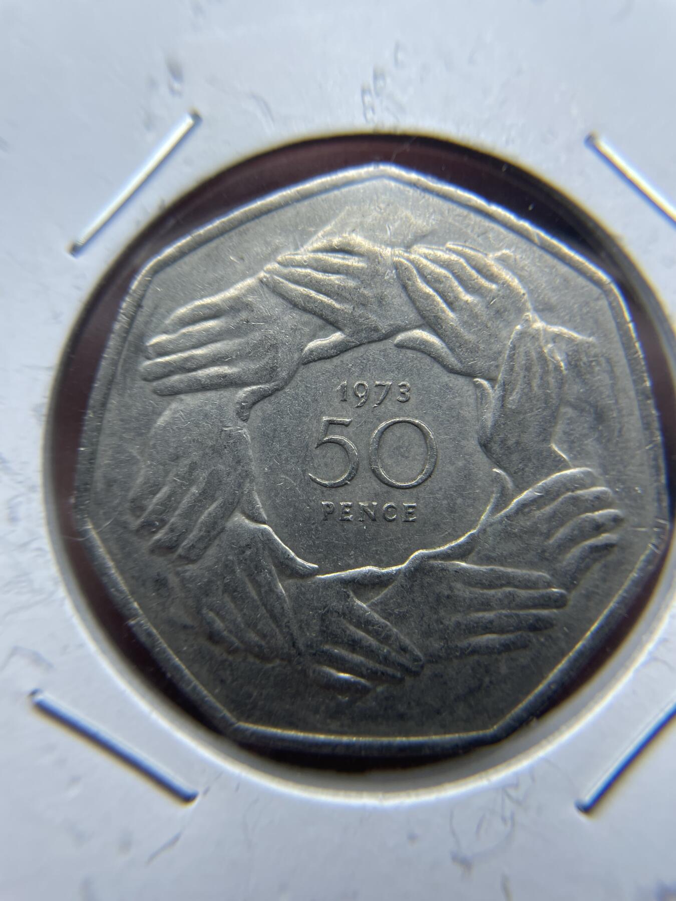 每日一拍，2024年集古藏今外币拍卖第十八期-第3场—（总第173拍），可以寄存60天，满160元包邮。 1973年英国入欧纪念币