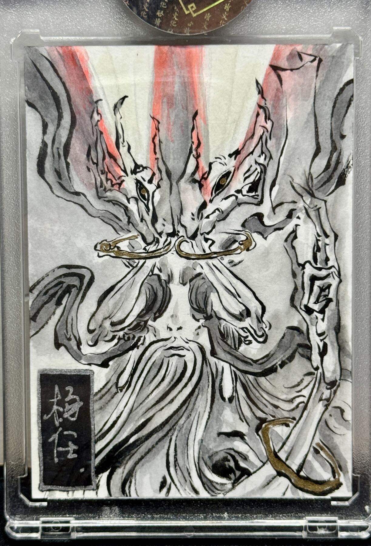 白泽拍卖卡牌手绘专场第9期（檐飞数片雪，瓶插一枝梅）