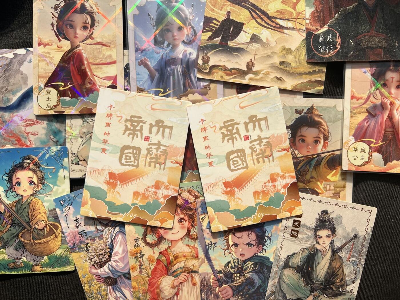 【随心卡拍】综合场 卡牌拍卖【第27期】 【闪卡】遇见潮玩 大秦帝国 普卡 10张+