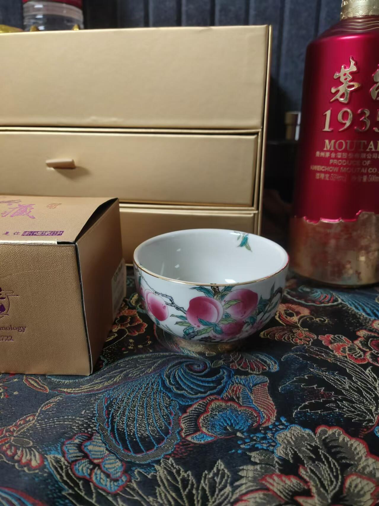 龍虎卡牌ᴿ XIII（万物皆可） 茶杯一只 瓷理陶里-九桃（150ml）