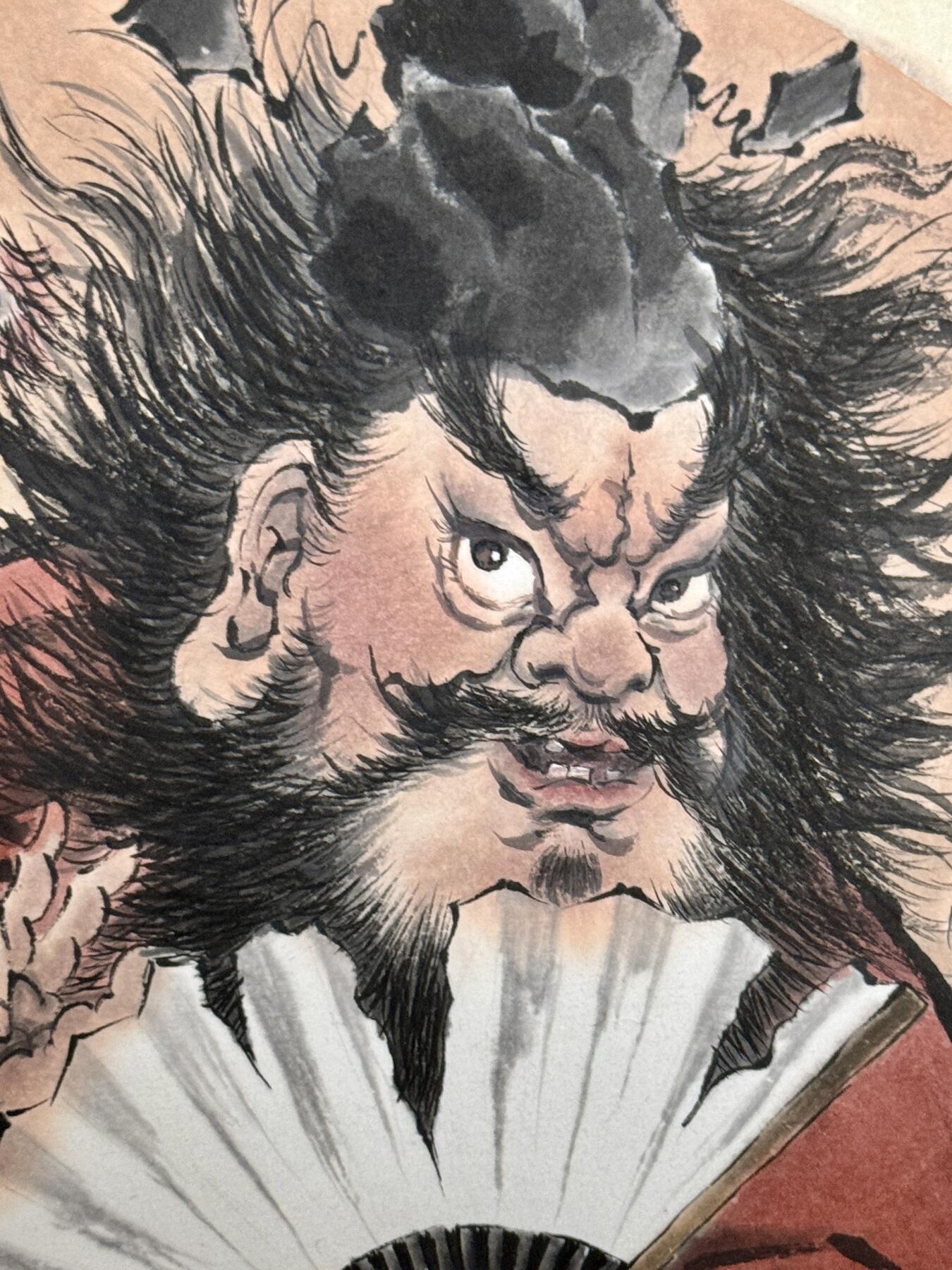 白泽拍卖卡牌手绘专场第9期（檐飞数片雪，瓶插一枝梅） 2024 马马手绘画 福在眼前 尺寸：28cm*28cm