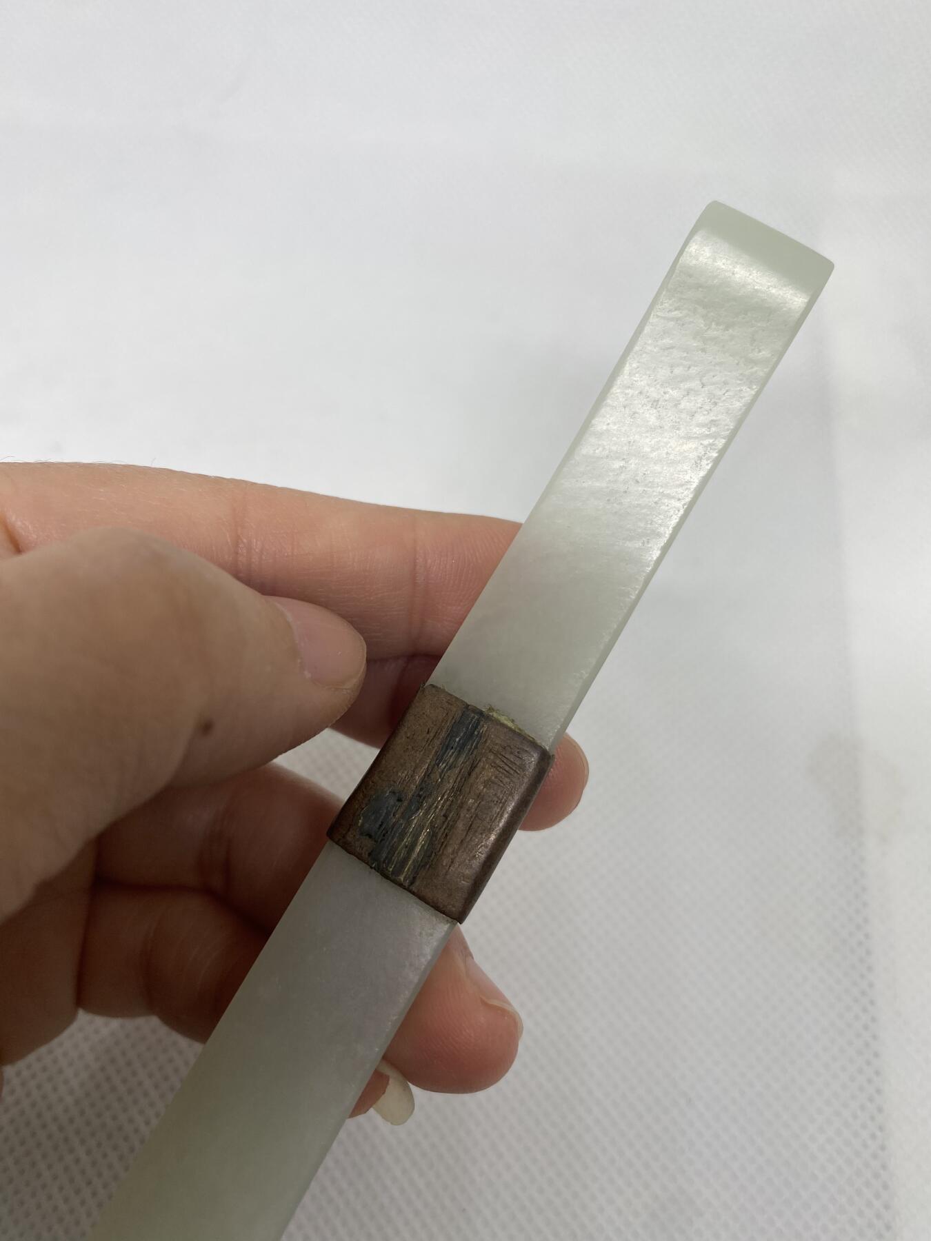 老和田玉簪子，尺寸10.7厘米，品相如图，500包快递