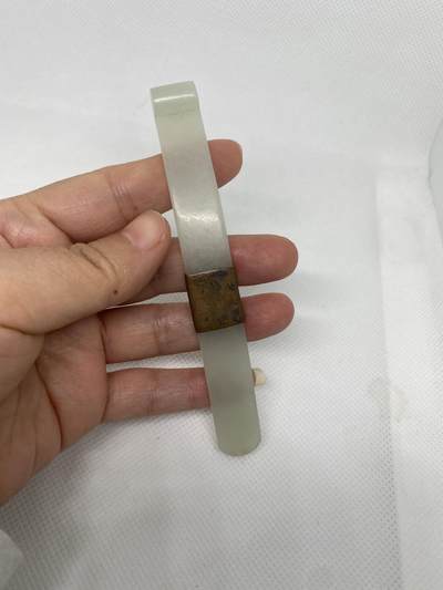老和田玉簪子，尺寸10.7厘米，品相如图，500包快递 - 老和田玉簪子，尺寸10.7厘米，品相如图，500包快递