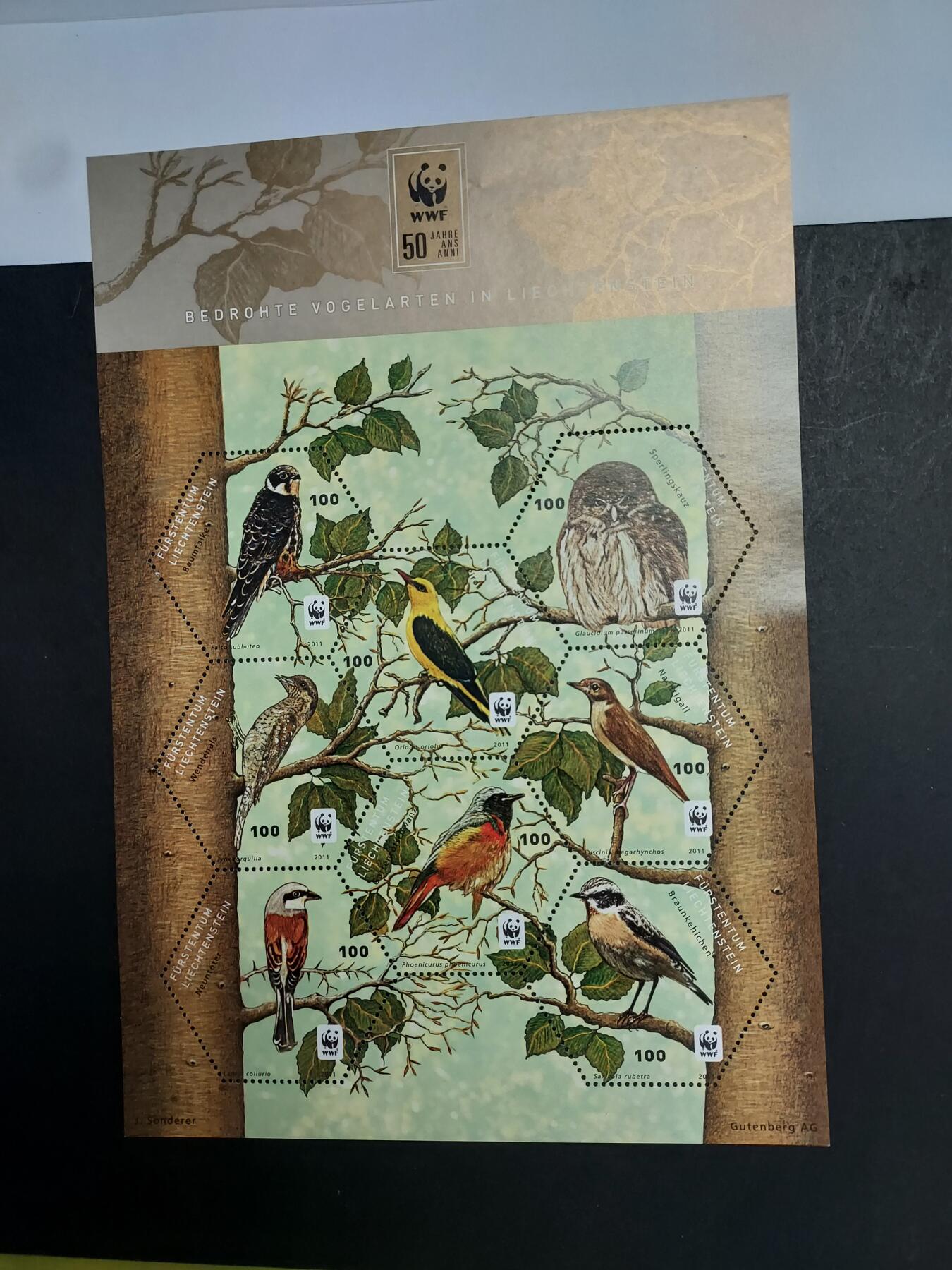 理想集藏/博彦收藏 11月23日 8点邮票专场 外国WWF 动物小版 全新