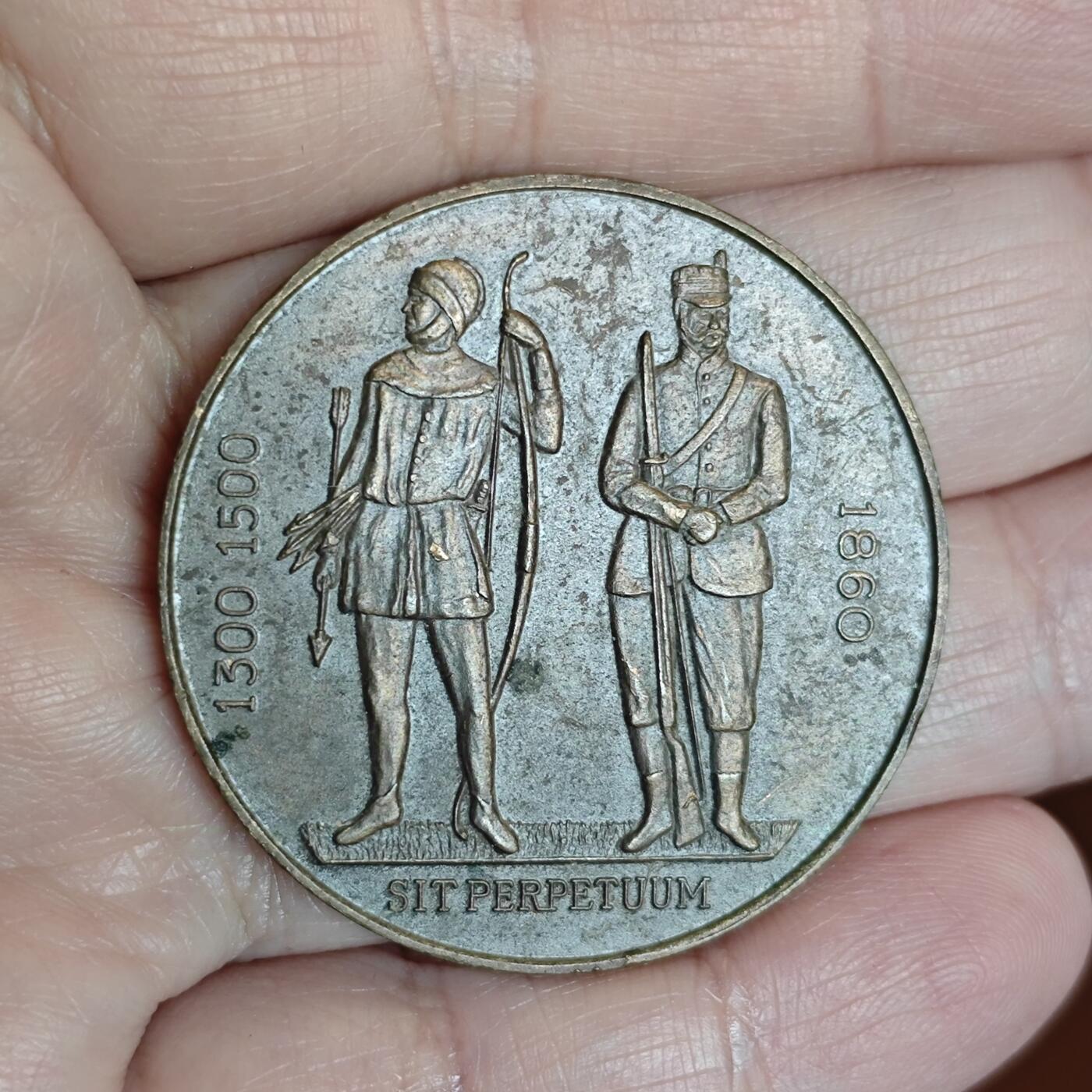 1860年英国来复枪协会纪念铜章第二次鸦片战争时英法联军使用武器