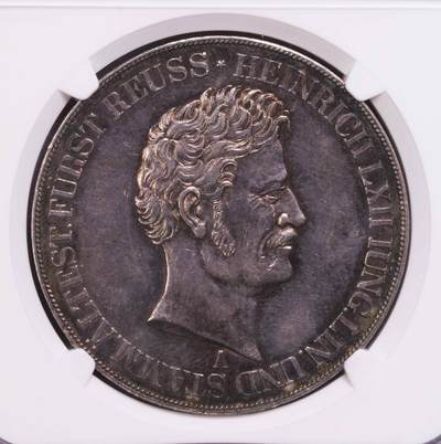 NGC-MS61 1844罗斯爆炸头2泰勒大银币 唯一冠军 - NGC-MS61 1844罗斯爆炸头2泰勒大银币 唯一冠军