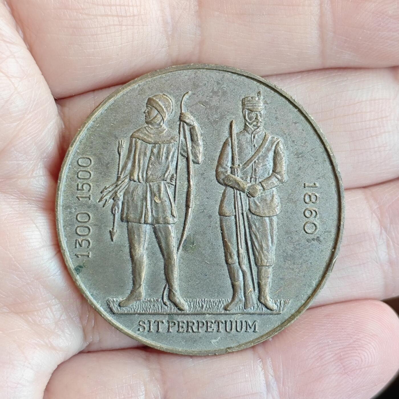 1860年英国来复枪协会纪念铜章第二次鸦片战争时英法联军使用武器