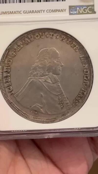 NGC-AUD 1744神罗统治下德意志邦国奥格斯堡主教泰勒银币