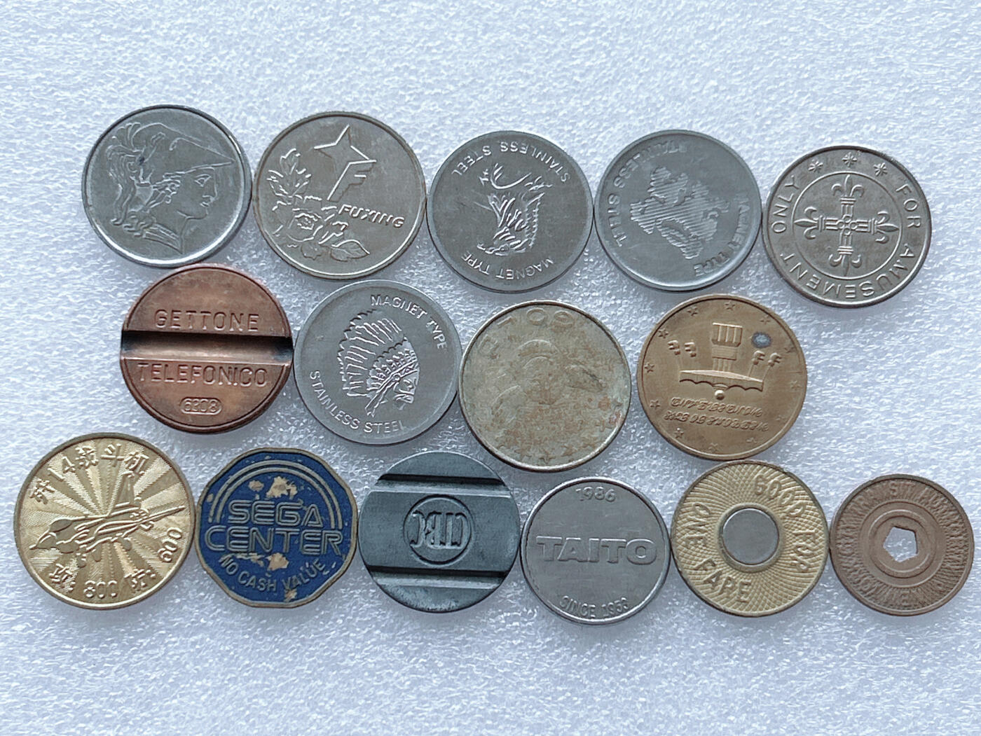 第一海外回流一元起拍收藏 散集专场. 第143期 代币.章 15枚