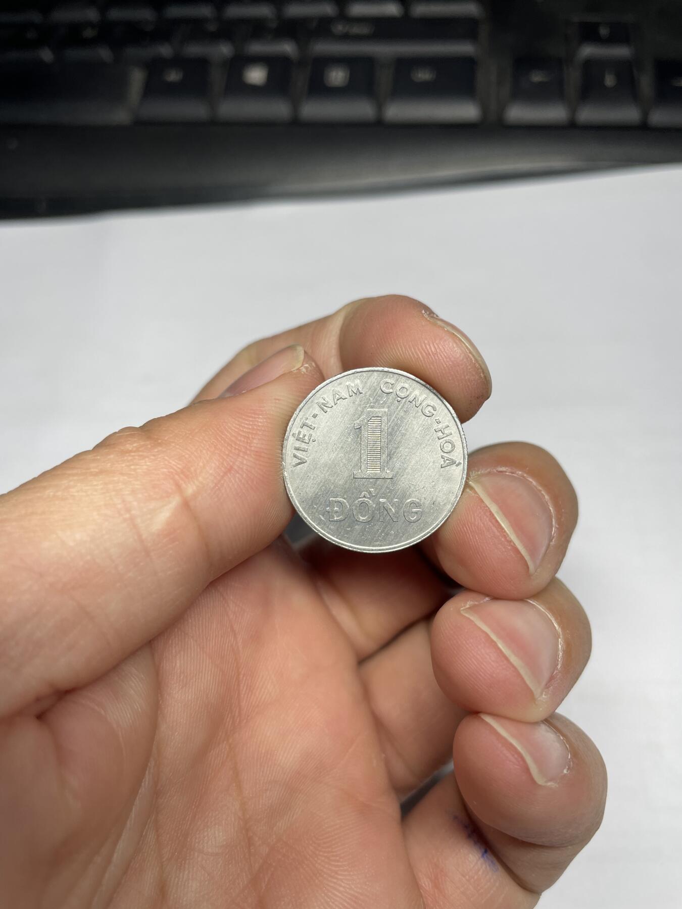 每日一拍，2024年集古藏今外币拍卖第十八期-第4场—（总第174拍），可以寄存60天，满160元包邮。 1971年南越1盾
