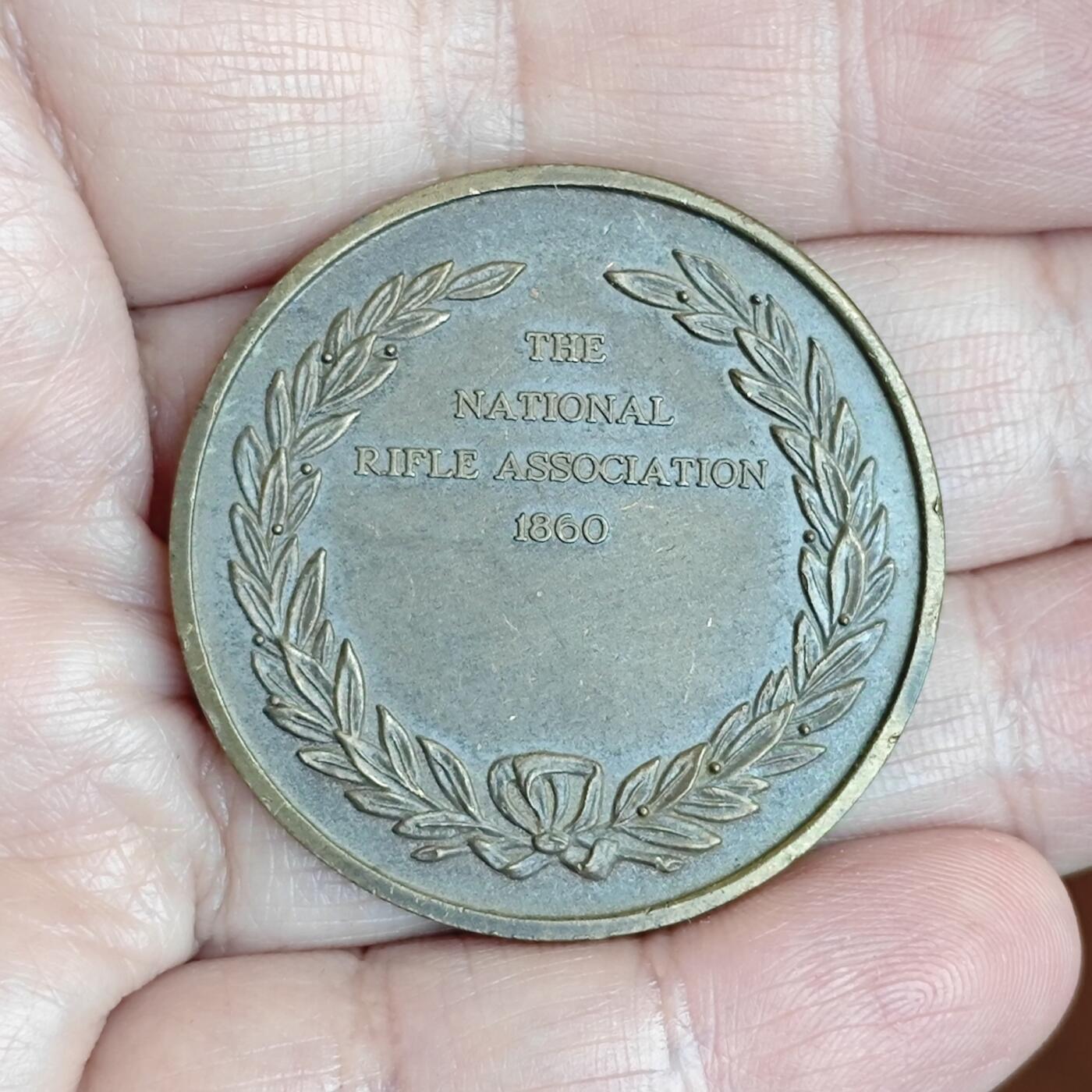 1860年英国来复枪协会纪念铜章第二次鸦片战争时英法联军使用武器