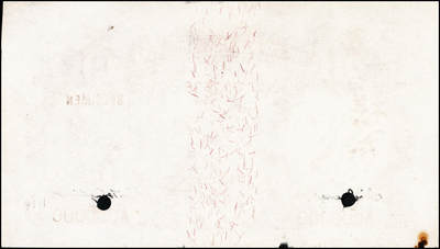 宜和2024年秋季拍卖会-纸币专场 民国二十四年（1935年）中国农民银行德纳罗版拾圆单面样本券，正背共2枚，徐继庄·陈淮钟签名，单字轨，九品，有锈迹