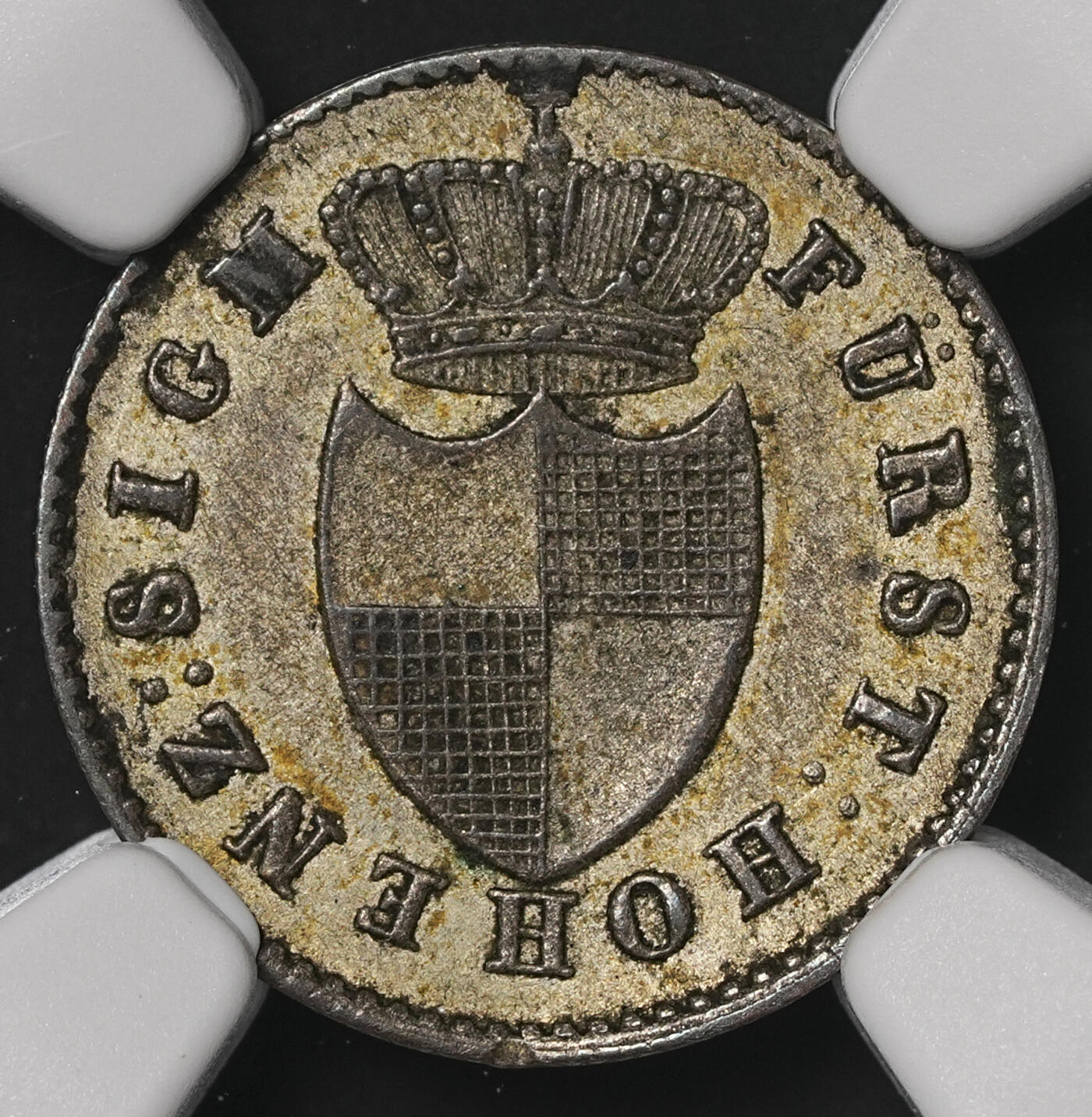 修遠堂世界钱币第四十八期 全场包邮 NGC AUD 1846年霍亨索伦-锡格马林根1克鲁泽银币