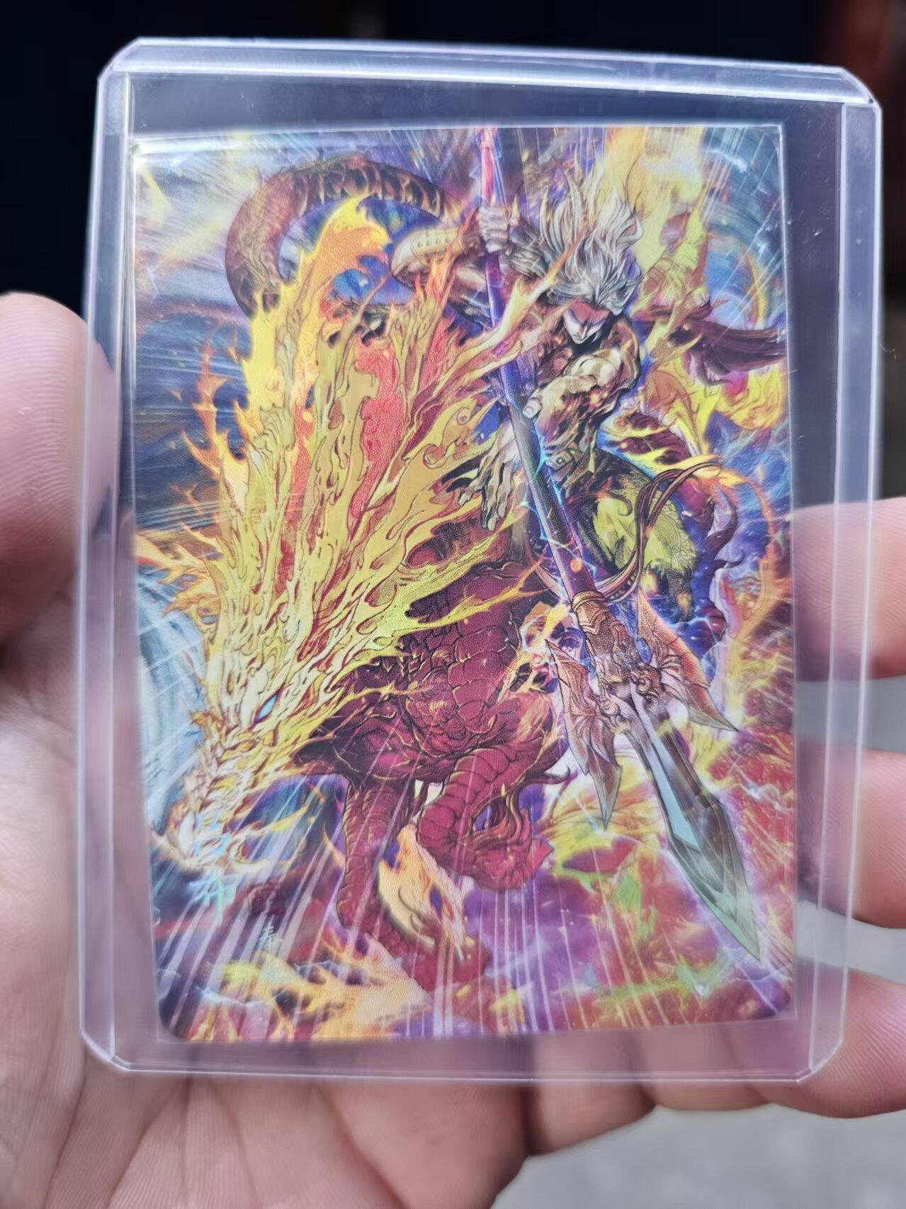 龍虎卡牌ᴿ XIII（万物皆可） 彩闪卡 燎原三国豪杰传-吕布