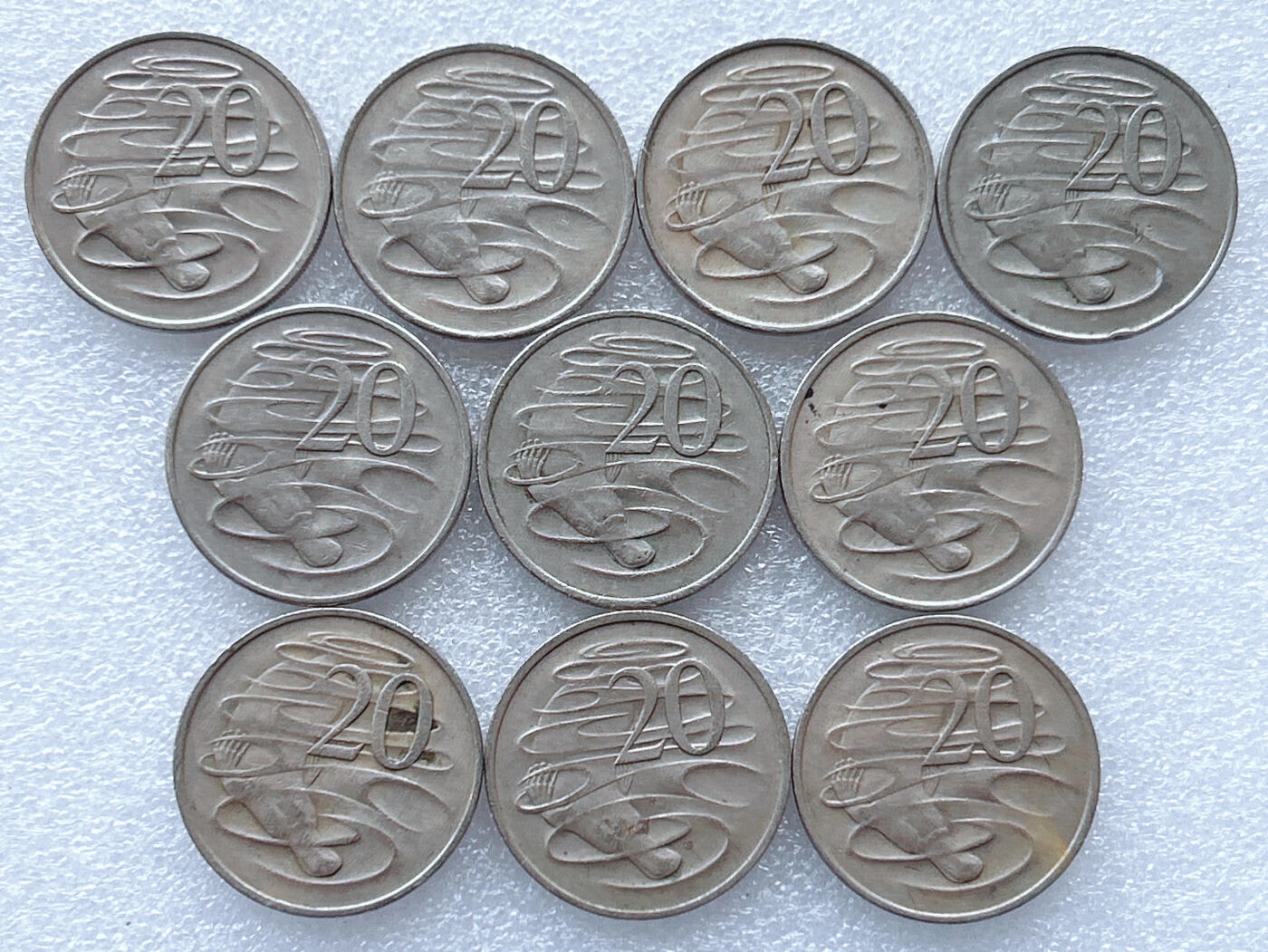 第一海外回流一元起拍收藏 散集专场. 第143期 澳大利亚鸭嘴兽20分 10枚