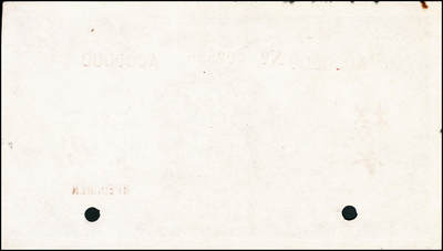 宜和2024年秋季拍卖会-纸币专场 民国二十四年（1935年）中国农民银行德纳罗版拾圆单面样本券，正背共2枚，徐继庄·陈淮钟签名，单字轨，九品，有锈迹