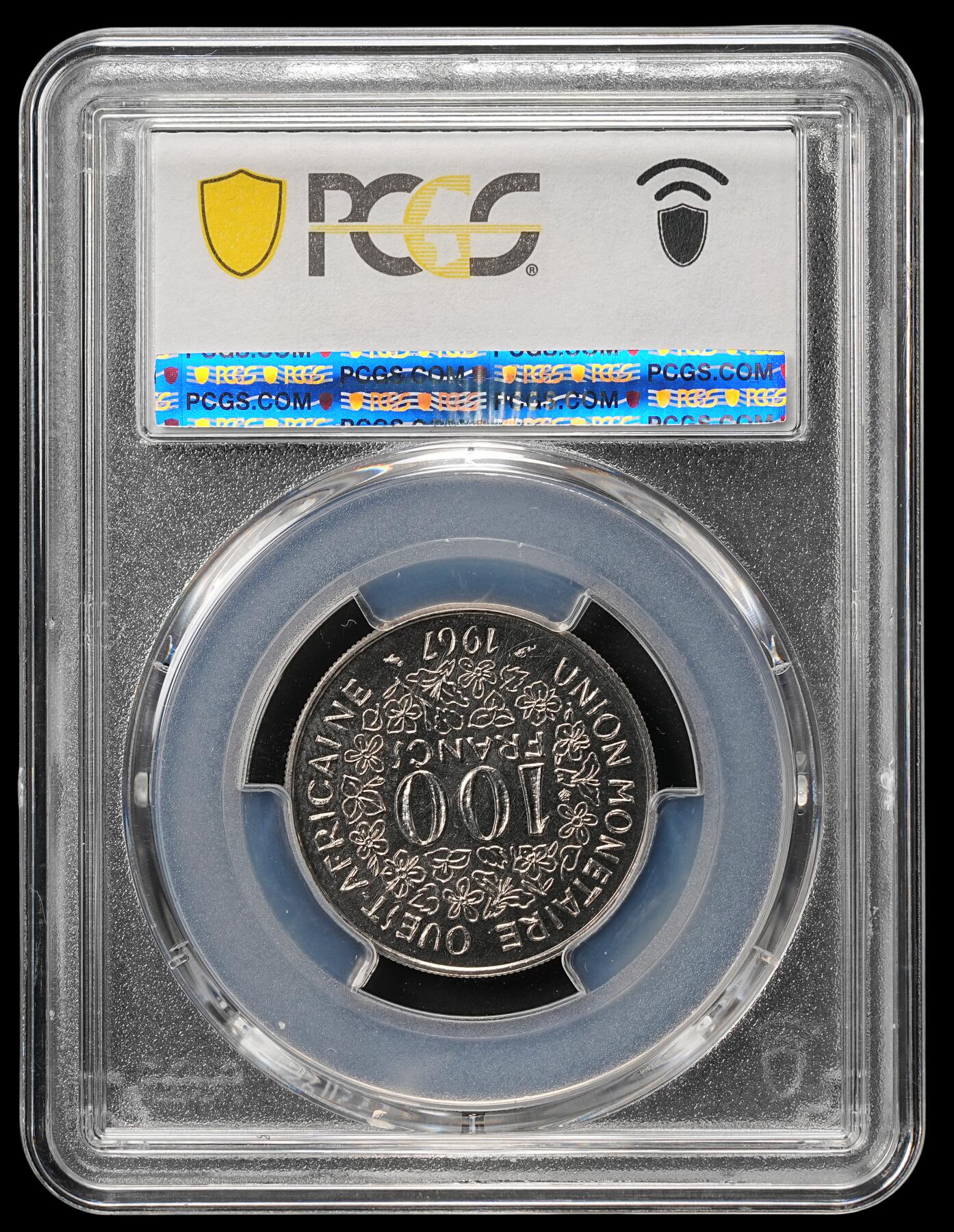 修遠堂世界钱币第四十八期 全场包邮 PCGS SP67 1967年西非100法郎样币 ESSAI