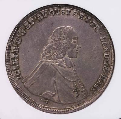 NGC-AUD 1744神罗统治下德意志邦国奥格斯堡主教泰勒银币 - NGC-AUD 1744神罗统治下德意志邦国奥格斯堡主教泰勒银币
