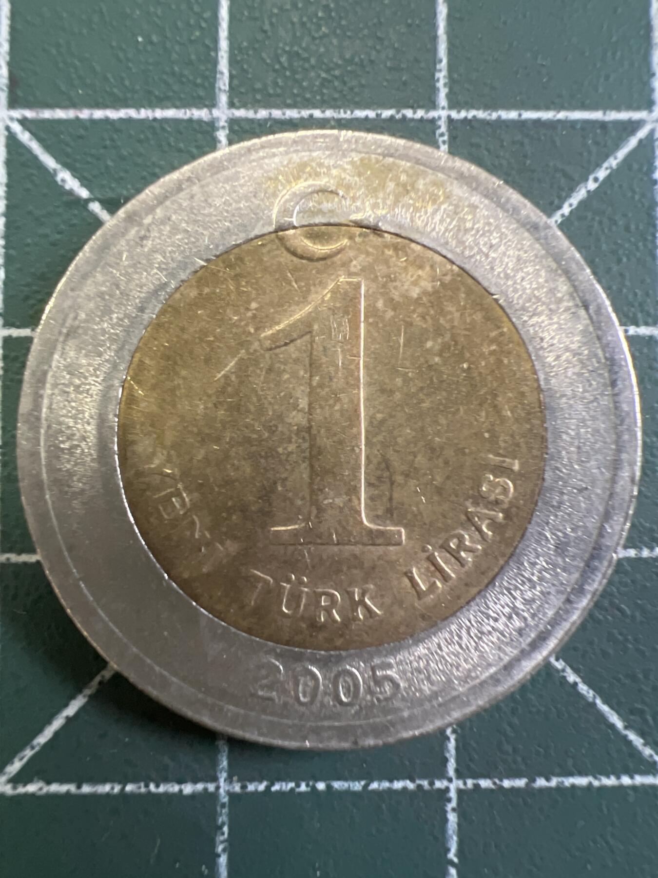 第766期  硬币专场 （无押金，捡漏，全场50包邮，偏远地区除外，接收代拍业务，本店十天发一次货） 土耳其1里拉