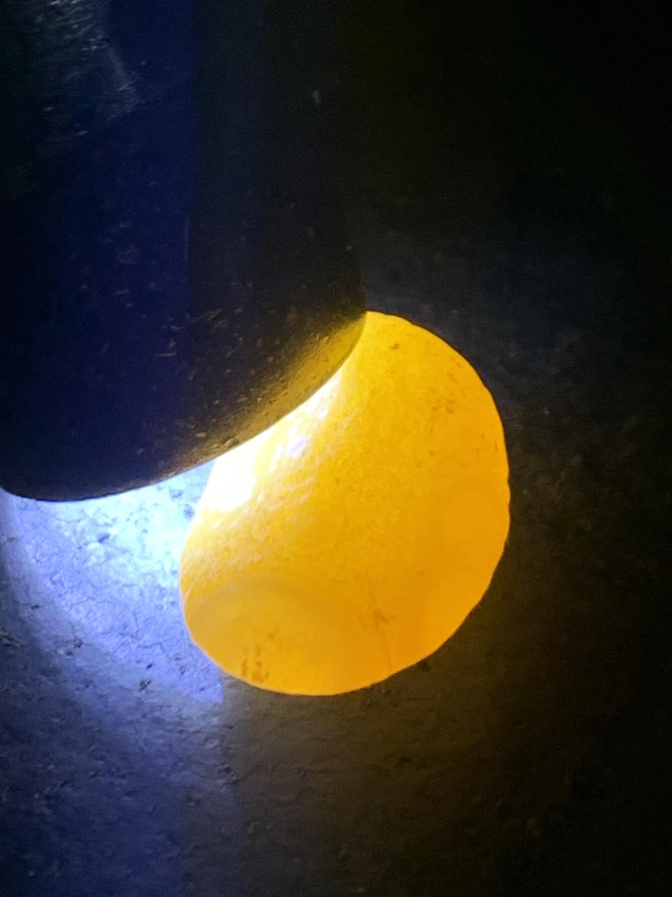 放福利！精美金沙鸡油黄8字天眼纹阿拉善玛瑙原石一颗