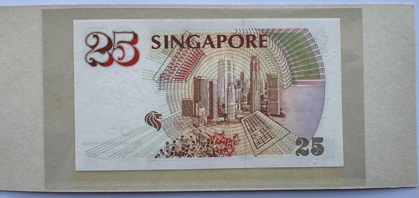 新加坡“金管局成立25周年”25元纪念钞册装UNC（窄册版、全程无47） - 塑钞精藏家- 塑钞精藏家- 麦稀奇