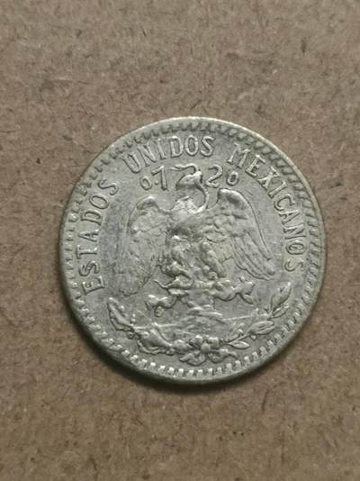 1934年墨西哥25分银币