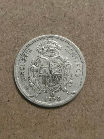 1926年西班牙50分银币