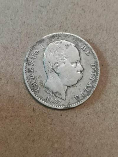 意大利1887年1里拉银币