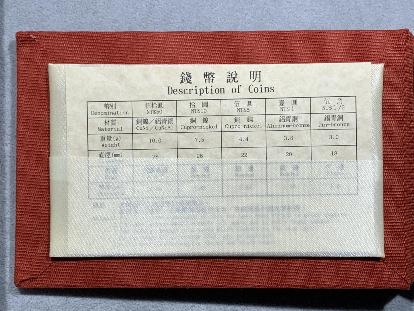 《竞宝斋》第331场 周日，周一 2场连拍 （全场包邮） 台湾省蛇年精致套币 含半盎司蛇年大银章