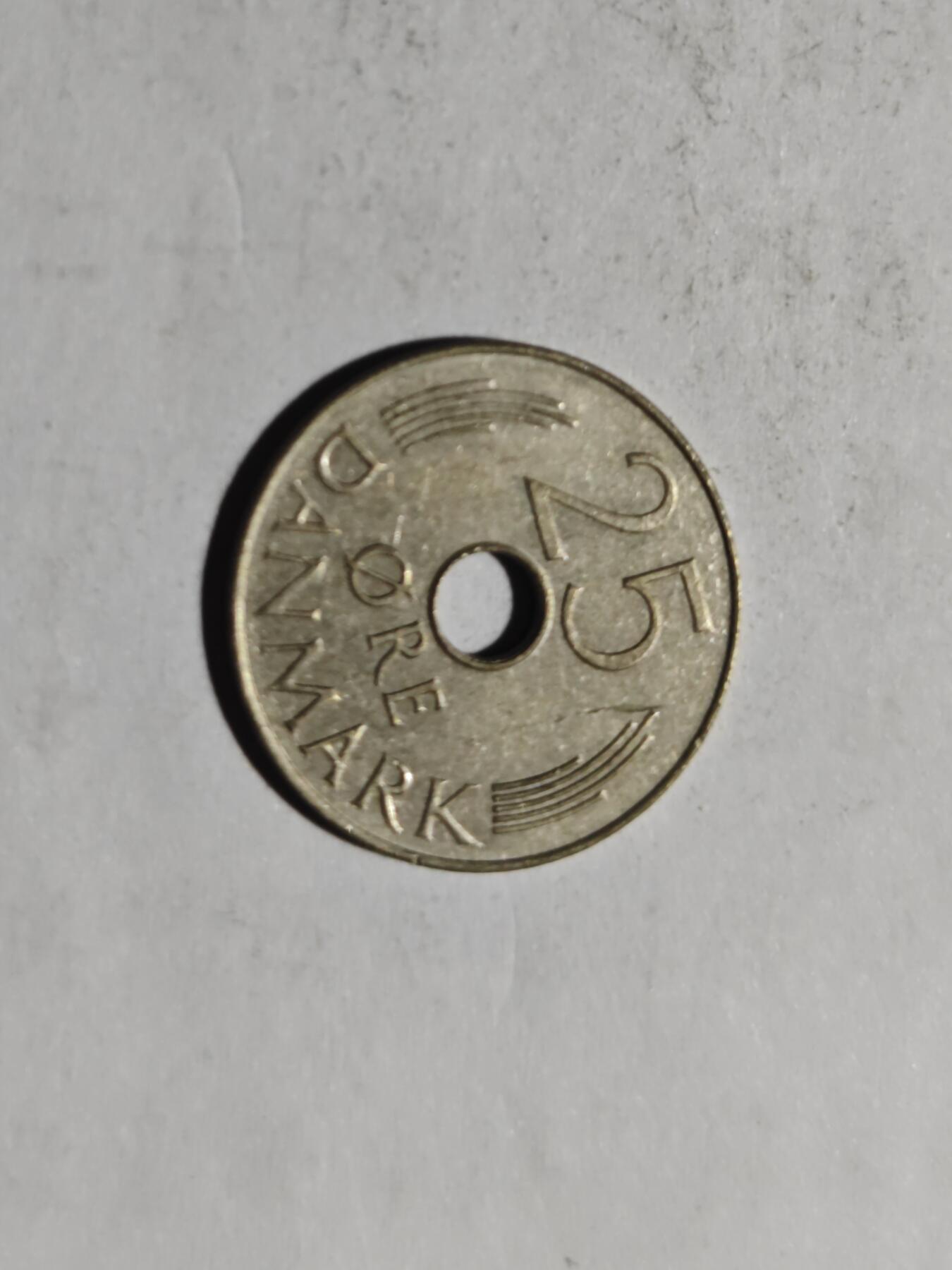 小小杂货铺第五期散币专场 1976年，丹麦25 欧尔硬币一枚