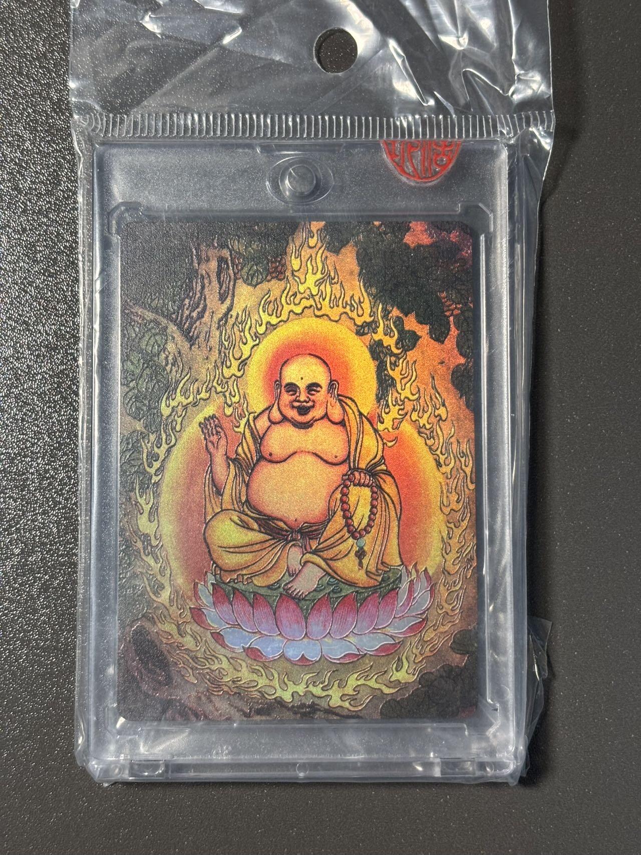 伟大航路 小王子精品卡牌拍卖第二场 亲签卡 精益造物 唐卡 微雕特卡 杨立志绘弥勒佛 官封卡砖