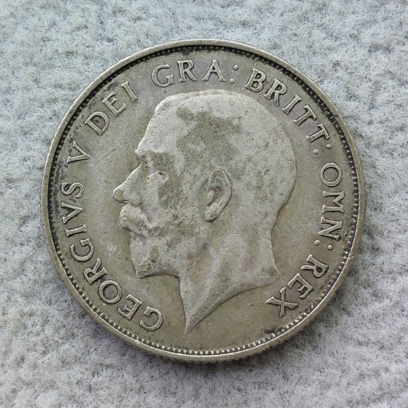 英国1926年乔治五世1先令银币
